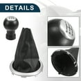 thumbnail image 4 of Perilla de cambio de marchas Unique Bargains con cubierta, perilla de palanca de cambios manual de 5 velocidades para Suzuki Swift 2005-2010, plástico negro, 4 of 6