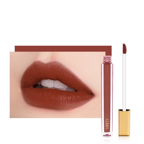 Tiras de Brillo de Labios Aterciopelado onlyliua Blanco Mate 8 Ml