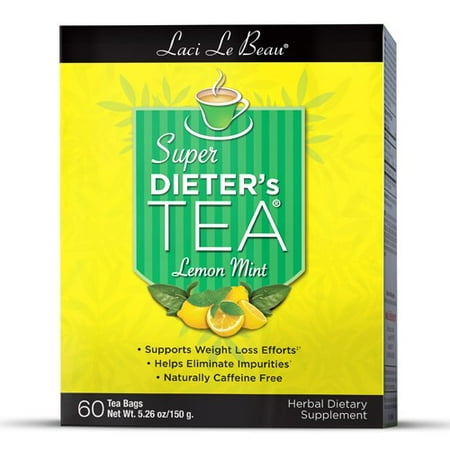Laci Le Beau Super Dieter's Tea Lemon Mint 60 Tea Bags
