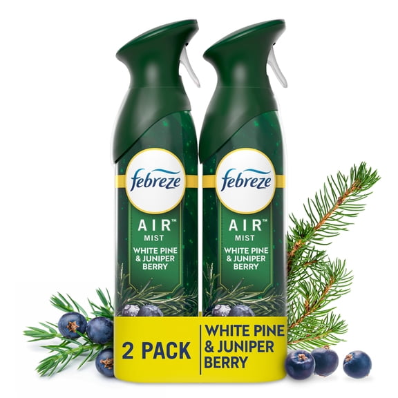 Febreze Odor-Fighting Air Freshener Spray, Room Spray, White Pine & Juniper Berry Air Mist, 8.1 oz, 1ct