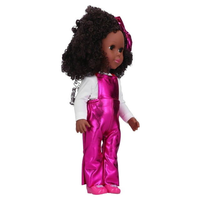 Poupées, Bébé Fille Renaissance Africaine, Poupée Bébé Mignonne de 14 Pouces, à la Mode pour Enfants Q14-57 Rose Rouge