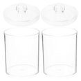 thumbnail image 5 of Acrylic Cotton Swab Holders Transparent Storage Jars for Cotton Balls, Pads & Accessories Dust & Moisture Resistant Organization Solution, 5 of 5