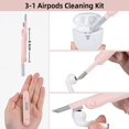 thumbnail image 3 of (Pink)7 in 1 Cleaning Kit for AirPods, Keyboard Cleaning Kit, PC Cleaning Kit Keyboard Cleaner Cleaning Brush Screen Cleaner for Phone/Laptop/Computer/Headphone/Earphone/Camera, 3 of 5