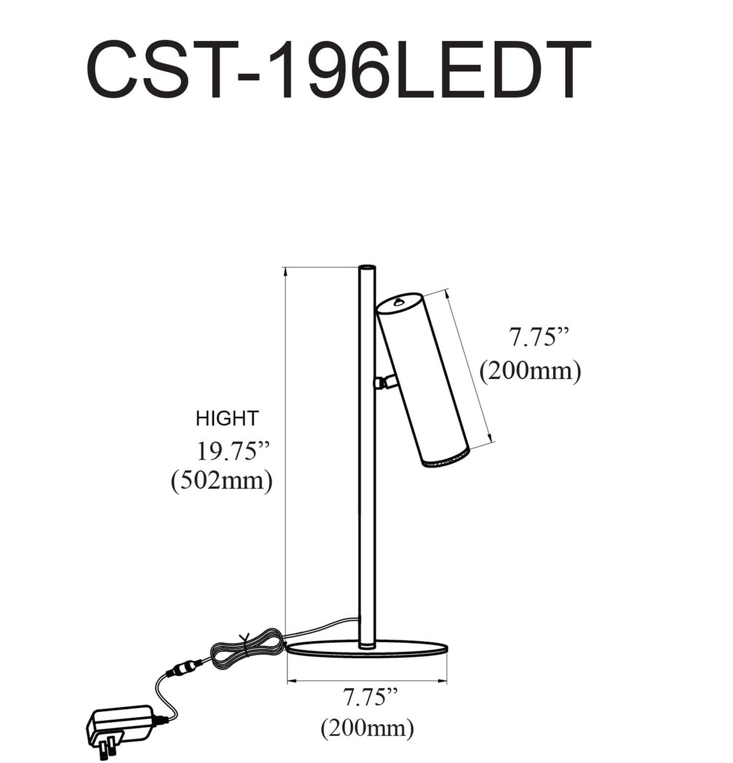 Lampe de table de Co