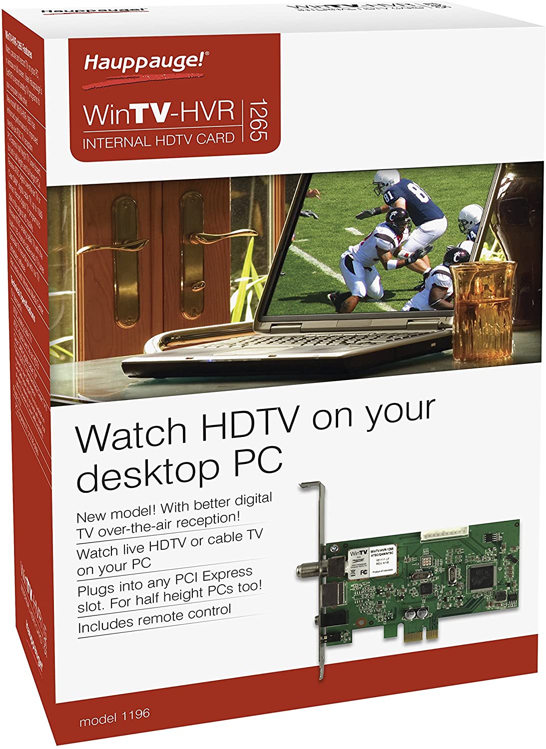 【ハイブリッ】 Hauppauge 1196 WinTV HVR1265 PCI Express Hybrid High