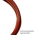 thumbnail image 4 of Aluminum Wire Thickness Bendable Wires Bike Easy to Use Crafts DIY Accessories Handy Installation Durability Rust-proof for Crafts DIY bronze-coloured, 4 of 9