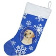 thumbnail image 2 of Carolines Treasures SC9376-CS 11 x 18 Po Flocons de Neige Hiver Labrador Bas de Noël, 2 of 2