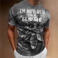 thumbnail image 1 of Camiseta con estampado de motocicleta 3D para hombre, camisa clásica Vintage de manga corta para hombre, camisas de motorista de paseo callejero, Tops de gran tamaño, 1 of 4