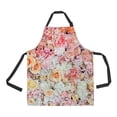 thumbnail image 1 of YUSDECOR Beautiful Flowers Wedding Scene Unisex Adjustable Bib Apron with Pockets for Commercial Restaurant and Home Kitchen Use, 1 of 1