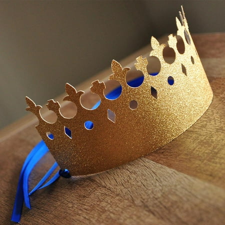 Little Prince Party Decorations. Ships in 1-3 Business Days. King Crowns as Party Favors.
