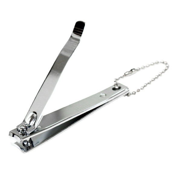 KUTZ (2 Pack) 3" Basic Stainless Steel Nail Cutter | Fingernails & Toenails | Portable | Ergonomic Lever | Traditional Design | Ideal for Home & On-The-Go Nail Care