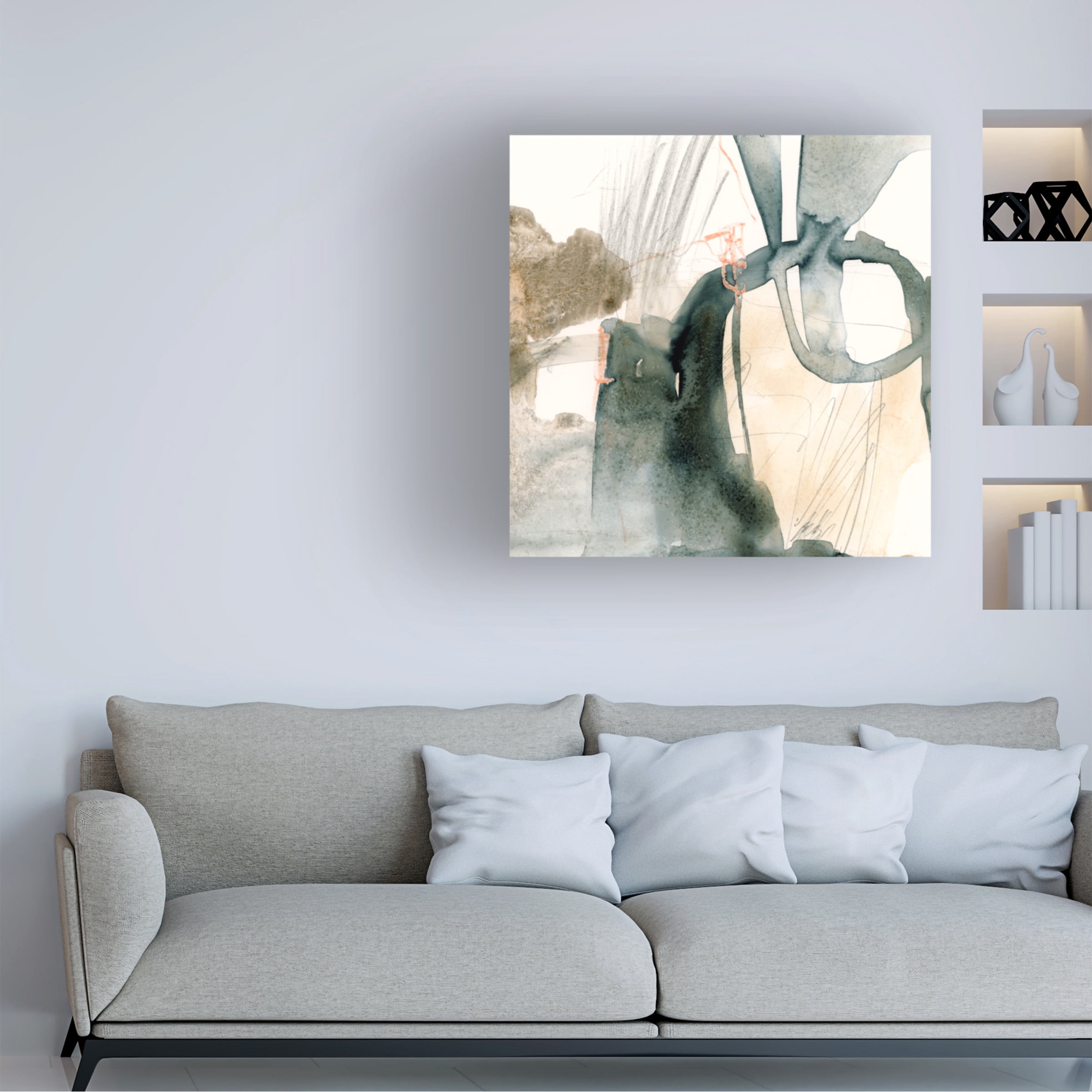 Victoria Barnes 'Silt Spray II' Canvas Art