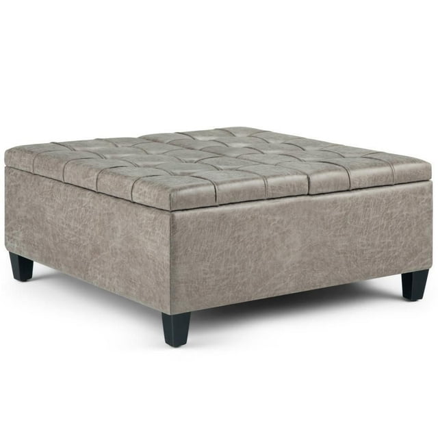 Table basse ottomane de rangement Elliot