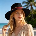 thumbnail image 4 of Levmjia Women Sun Hat Bucket Hat UV Protection Breathable Lightweight Headwear Outdoor Travel Beach Vacation Daily Commute Casual, 4 of 8