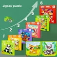 thumbnail image 4 of 1 Set Puzzle Toy Smooth Edges Colorful Portable Folding 3 in 1 Plane Puzzle Book Brain Game for Gift, 4 of 6
