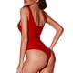thumbnail image 3 of Gibobby Sujetador De Encaje Para Mujer Lencería Sexy para Mujer Vestido De Dormir Profundo Empalme De Encaje Ahueca hacia Fuera Mini Lenceria Body Mujer(Rojo, G), 3 of 5