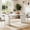 White, variant on Fnova 63" Rectangular Modern Dining Table, Wooden Modern Kitchen Table for 6 People for Dining Room, White (Chairs Not Included)