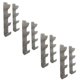 thumbnail image 2 of Soporte de Plumones para la Pared BazeMayk 4 Pares 13x2x0.4cm Gris No incluye Plumones. 3D Art MXBZM-004, 2 of 2