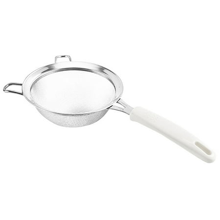 

Fusipu Kitchen Stainless Steel Handheld Screen Mesh Flour Sieve Oil Strainer Colander