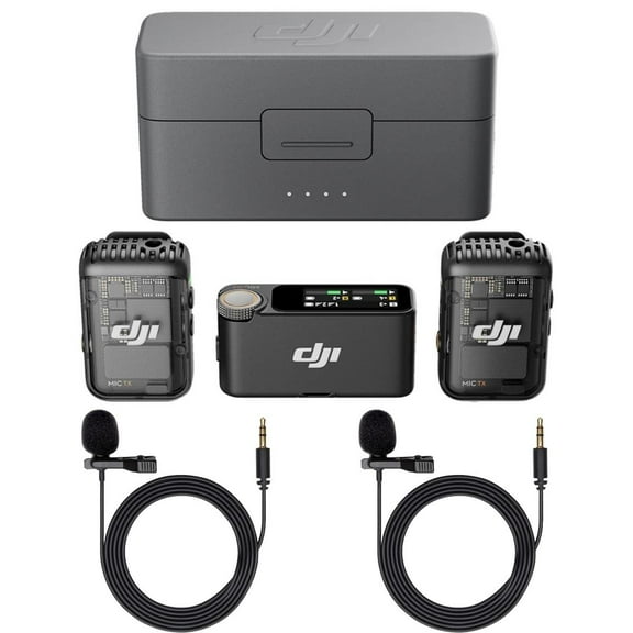 DJI Compact Digital Lavalier Wireless Recorder Microphones