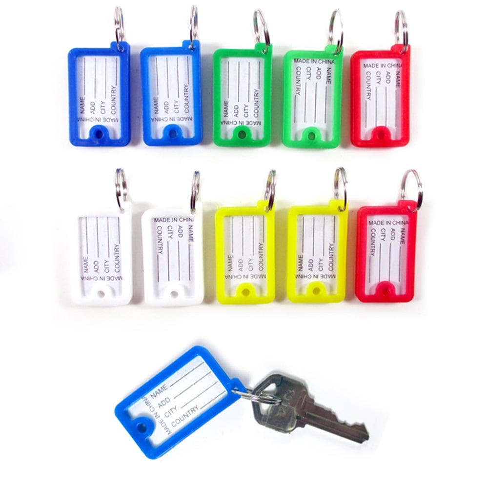 Details about  / 6 EA COLOR CODED KEY RINGS 2 1//4/"L X 1/" W EASILY IDENTIFY PERSONAL KEYS NEW