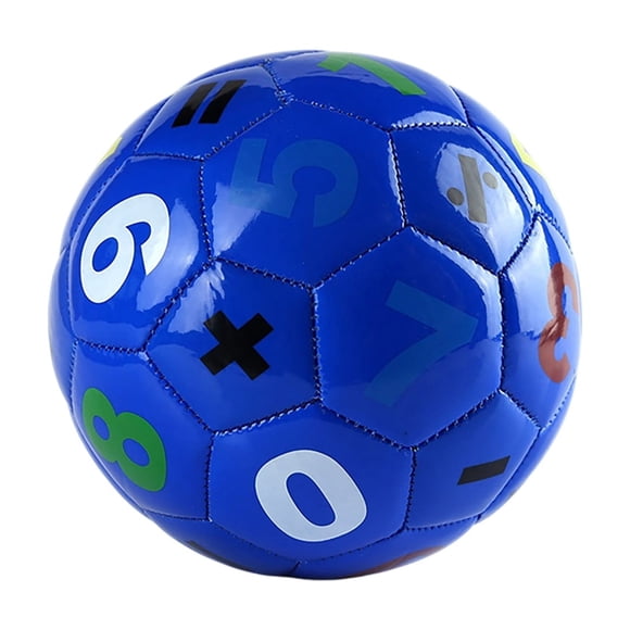 EGNMCR Alphabet Numéro Jouet pour Enfants Soccer Tout-Petit à la Main - Ballon de Soccer Ballon à Botter pour Enfants de Maternelle Frapper le Ballon