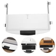 thumbnail image 2 of Adjustable Under Desk Keyboard Tray with Clamp Ergonomic Sliding Keyboard Holder for Desk, White Keyboard Mouse Pad for Standing Desks and Small Workspaces, 2 of 8