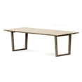thumbnail image 2 of Grade-A Teak Dining Set: 10 Seater 11 Pc: And 10 AmiloWT Arm Chairs Outdoor Patio WholesaleTeak #51AM3310, 2 of 3