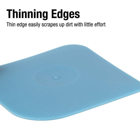 BoutiqueClearance Pan Scrapers Dish Scraper tool Set Food Scraper Polycarbonate Plastic Pan Pot Scraper Cleaner Scraper Skillet Scraper Scrubber for Cleaning Grease Kitchen S