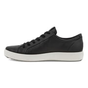 Men's ECCO Soft 7 Sneaker Black Leather/Nubuck 43 M