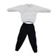 thumbnail image 3 of Conjunto de sudadera y pantalón informal a escala 1/6, disfraz para hombre de 12 pulgadas blanco, 3 of 9