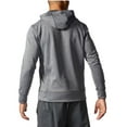thumbnail image 2 of Adidas Men's Ultimate Pullover Hoodie with Climawarm Technology (Dark Grey/Black, Medium), 2 of 4