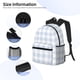 thumbnail image 3 of Easygdp Blue Checkboard Mochila Casual para Portátil, Mochila para Escuela, Viajes, Negocios, 3 of 6