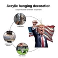 thumbnail image 2 of Adorno Acrílico Trump para Llavero Mochila Coche (grito Nacional), 2 of 3