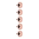 thumbnail image 4 of piezas de repuesto de corona de reloj mecánico de cuarzo accesorios de repuesto de cabeza de reloj de acero oro rosa 7mm/0,28 pulgadas, 4 of 5