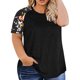 thumbnail image 1 of Gibobby Camisetas Mujer Manga Corta Tops talla grande para mujer, túnica estampada verano, Tops primavera, camisas manga corta con cuello redondo, blus(Amarillo,M), 1 of 3