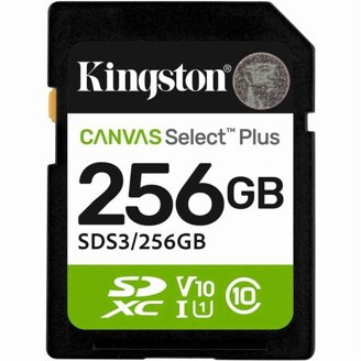 Kingston 256GB microSDXC Canvas Select Plus, A1 Class 10 UHS-I