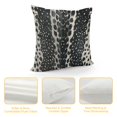 thumbnail image 4 of Chilfamy Antelope Pillow Covers, Square Fawn Animal Black Gray Beige Antelope Print Modern Accent Throw Pillow Covers Cushion Case Sham for Couch Bed Home Sofa Decorative  White, 4 of 5