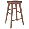 thumbnail image 2 of 26" Dark Brown Solid Wood Counter Stool, 2 of 5