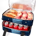 thumbnail image 5 of Hanukkah Double Layered Insulated Lunch Bag with Two Compartments - Large Capacity Hand Carry Meal Bag for Refrigerated Food Storage - 7.1x11.4x16.1 Inches, 5 of 6