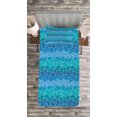 thumbnail image 3 of Ambesonne Ocean Quilted Bedspread Set 2 Pcs, Cartoon Sea Shipping, Twin Size, Blue Teal Turquoise, 3 of 3