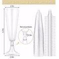 thumbnail image 2 of Copas Desechables Vino, Postres Plástico Premium 50 Piezas trasparante, 2 of 5