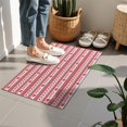 thumbnail image 4 of Red Christmas Pattern Door Rugs,Washable Non Slip Door Mats Indoor,Decorative Door Mats,Entry Mat Indoor for Entrance,Bedroom,Kitchen,Bathroom,16"x24", 4 of 6