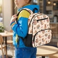 thumbnail image 2 of KUIFORTI Brown Capybara Toddler Backpack Girls Kids School Bag with Side Pockets Adjustable Straps Lightweight 13.5 Inch for Preschool Kindergarten Back to School Gifts, 2 of 7