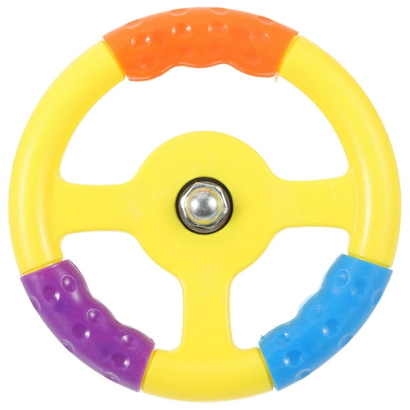Raindrops 1Pcs Kid Steering Wheel for Toddlers Driving Experience 6.7X4.7X4.7in