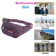 thumbnail image 5 of Riñonera deportiva de lona para hombre y mujer, informal, de un solo hombro, para exteriores, impermeable, color morado, 5 of 5
