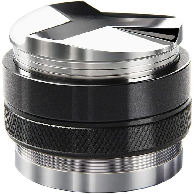 Fafa-Distributeur de Café & Tasseur, Outil de Distribution d'Espresso, Niveleur de Café à Double Tête Compatible avec Porte-Filtre Breville 53mm, Profondeur Réglable Professionnelle Tasseur à Main Espresso (53mm)