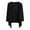 Black-02, variant on Ugoldhm Women Long Sleeves Shrugs Open Front Lightweight Cardigan Irregular Shawl Loose Casual Summer Clothes