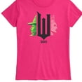 thumbnail image 3 of Wicked - Elphaba And Glinda Side Profile - Women's Fitted Graphic T-Shirt, 3 of 4