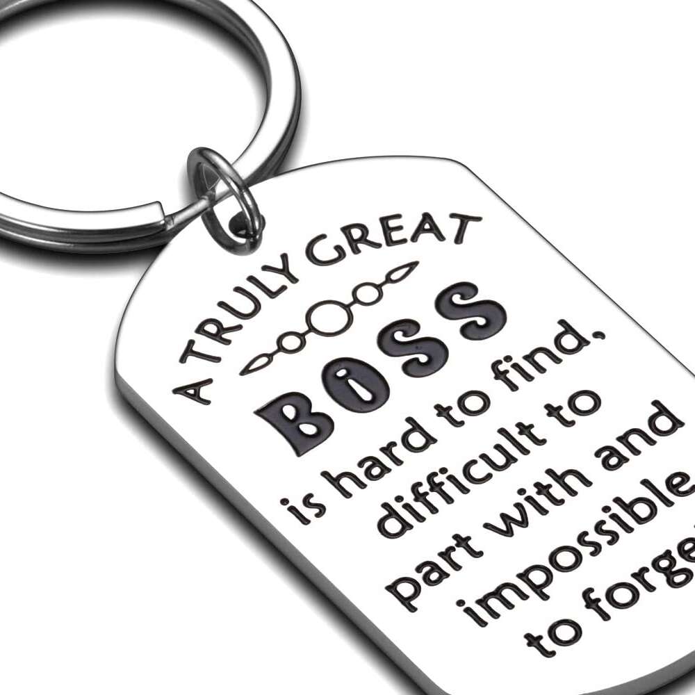 ALmi Boss Keychain Appreciation Gifts for Supervisor Boss Leader